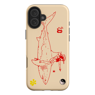 1800-Busy-Rn in Cream Printed Phone Cases iPhone 16 Plus / Armoured by Easty Beasty - The Dairy
