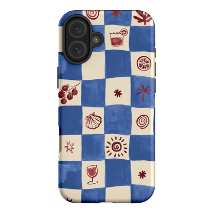Afternoon Mezze Cornflower Printed Phone Cases iPhone 16 Plus / Armoured by Charlie Taylor - The Dairy