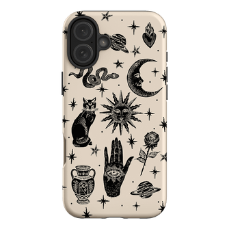 Astro Flash Beige Printed Phone Cases iPhone 16 Plus / Armoured by Veronica Tucker - The Dairy