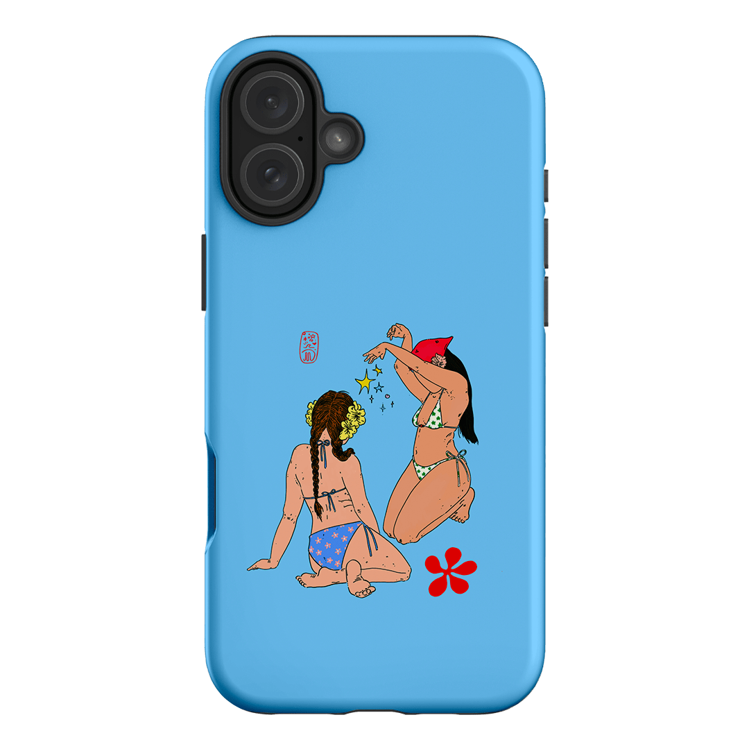 Babe Magic Blue Printed Phone Cases iPhone 16 Plus / Armoured by Easty Beasty - The Dairy