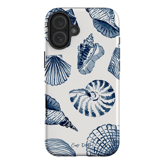 Blue Shells Printed Phone Cases iPhone 16 Plus / Armoured by Cass Deller - The Dairy