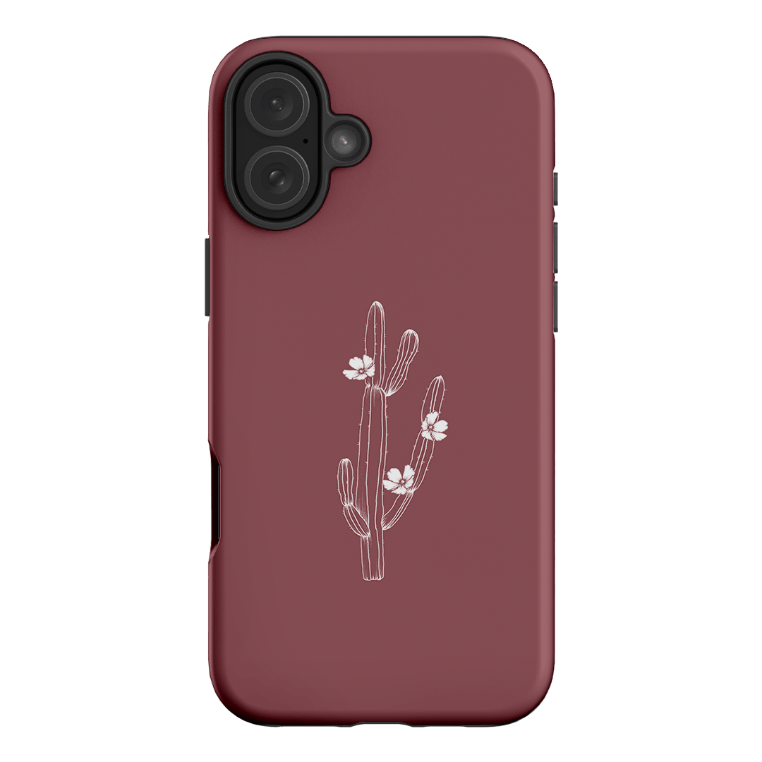 Cactus Flower Printed Phone Cases iPhone 16 Plus / Armoured by Typoflora - The Dairy
