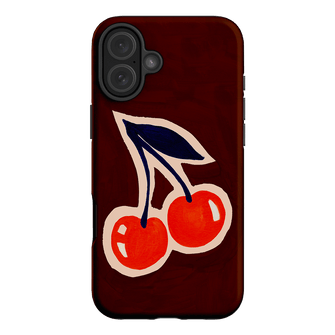 Cherries Printed Phone Cases iPhone 16 Plus / Armoured by Studio Bon - The Dairy