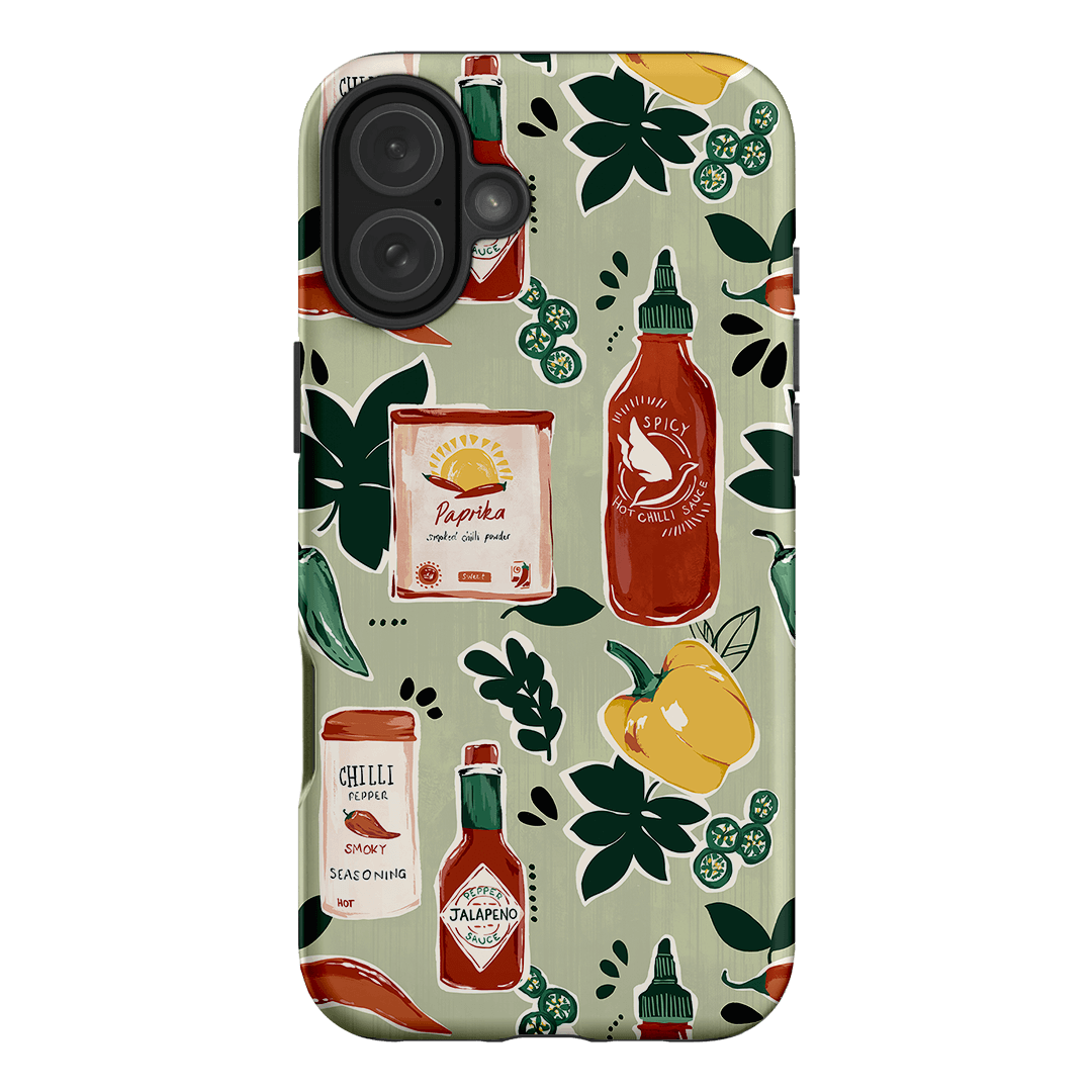 Chilli Pepper Printed Phone Cases iPhone 16 Plus / Armoured by Charlie Taylor - The Dairy