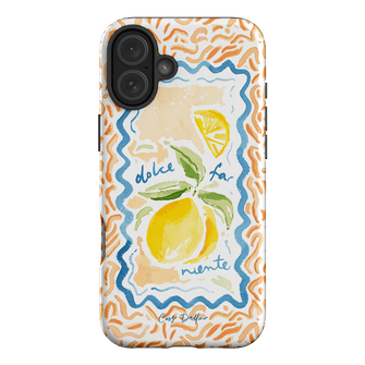 Dolce Far Niente Printed Phone Cases iPhone 16 Plus / Armoured by Cass Deller - The Dairy