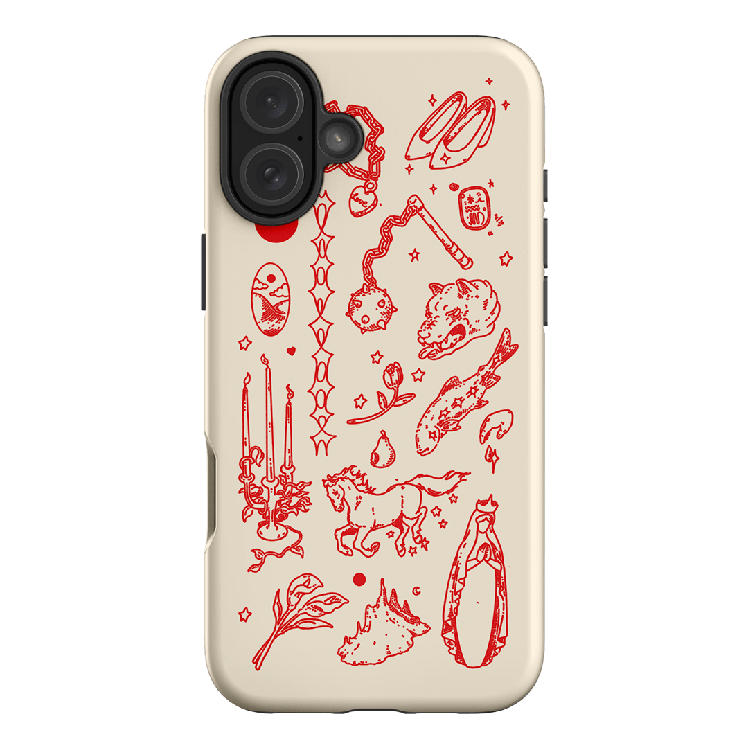 Dreamcore Cream Printed Phone Cases iPhone 16 Plus / Armoured by Easty Beasty - The Dairy