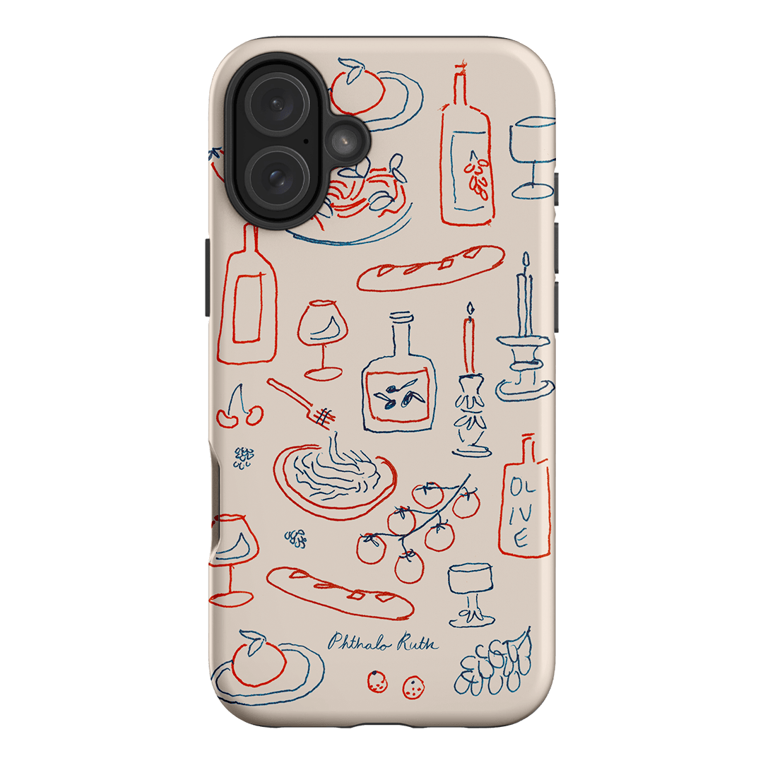 Italian Fare Printed Phone Cases iPhone 16 Plus / Armoured by Phthalo Ruth - The Dairy