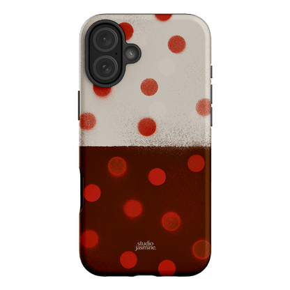 Ladybug Polka Dot Printed Phone Cases iPhone 16 Plus / Armoured by Jasmine Dowling - The Dairy