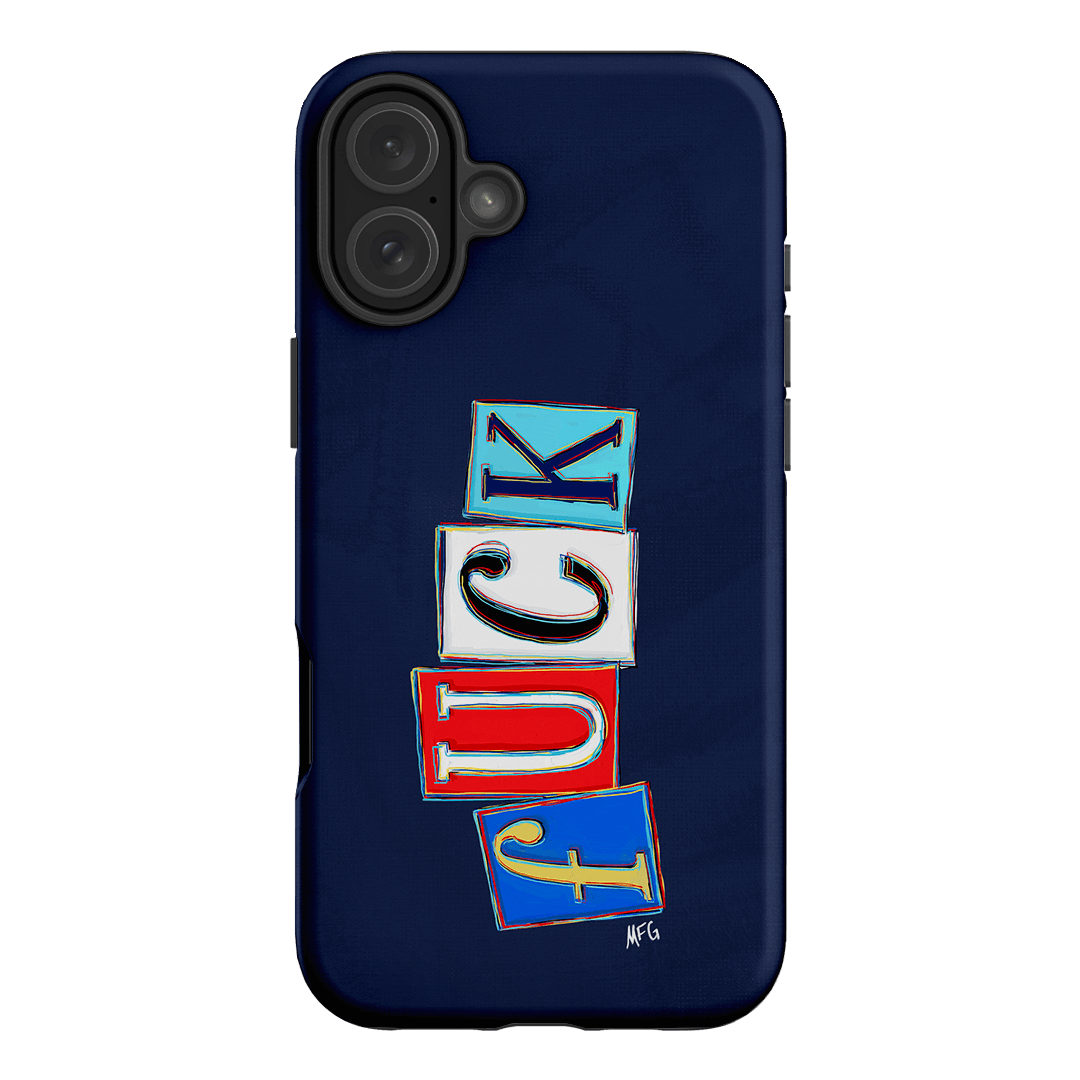 Lil Fcks Blue Printed Phone Cases iPhone 16 Plus / Armoured by Margarbs Art - The Dairy