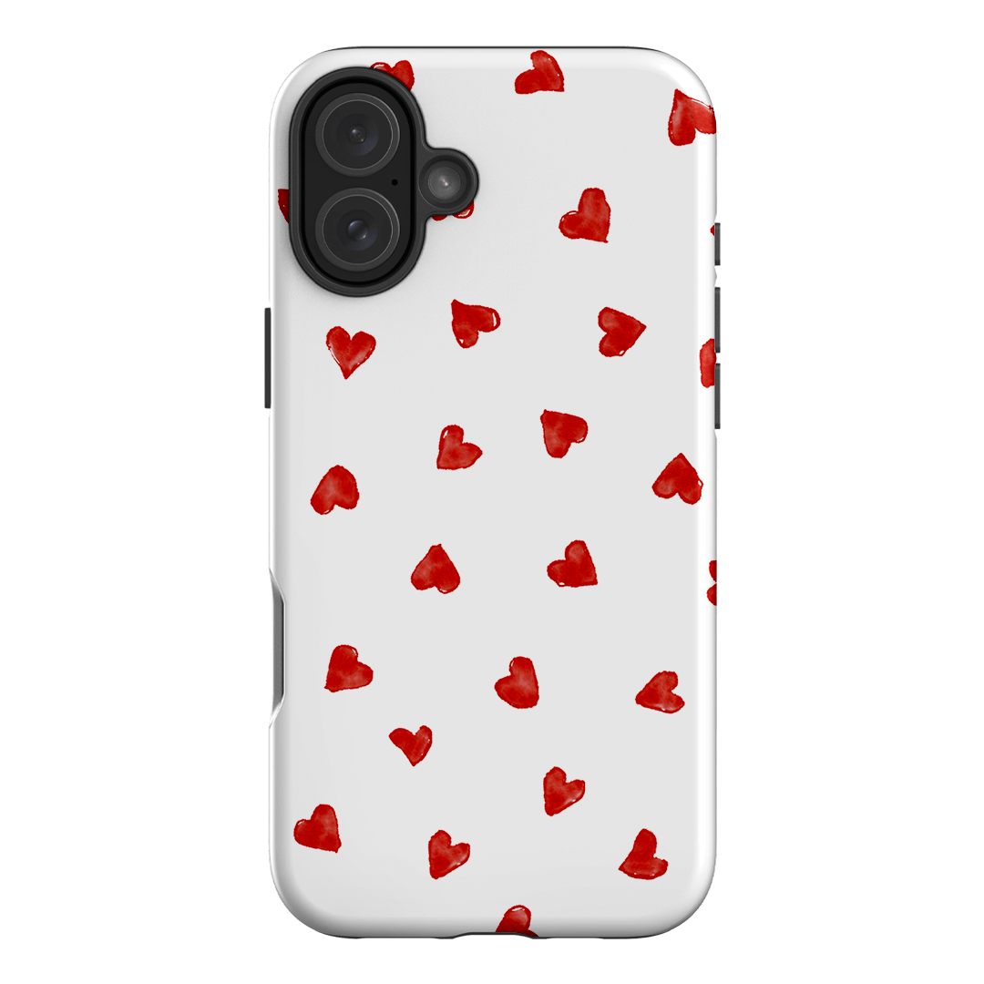 Love Hearts Printed Phone Cases iPhone 16 Plus / Armoured by Oak Meadow - The Dairy