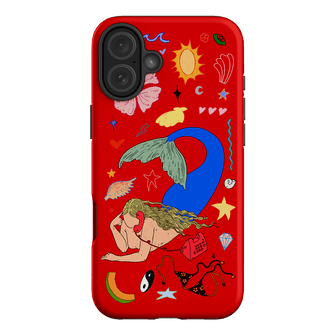 Mermaid Salad Scarlet Printed Phone Cases iPhone 16 Plus / Armoured by Easty Beasty - The Dairy