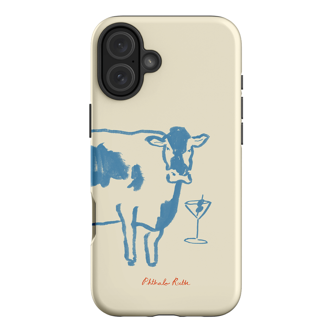 Mootini Blue Printed Phone Cases by Phthalo Ruth - The Dairy