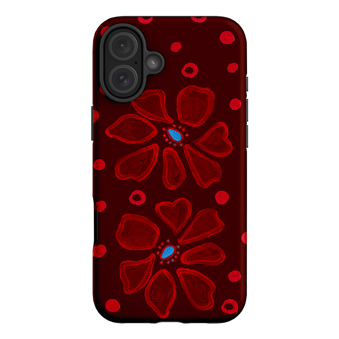 Painted Petal Rouge Printed Phone Cases iPhone 16 Plus / Armoured by BG. Studio - The Dairy