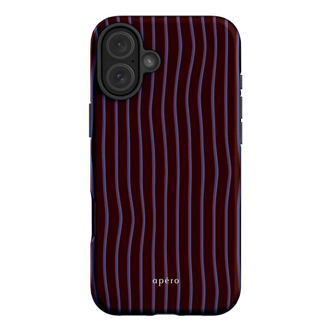 Panama Burgundy Printed Phone Cases iPhone 16 Plus / Armoured by Apero - The Dairy