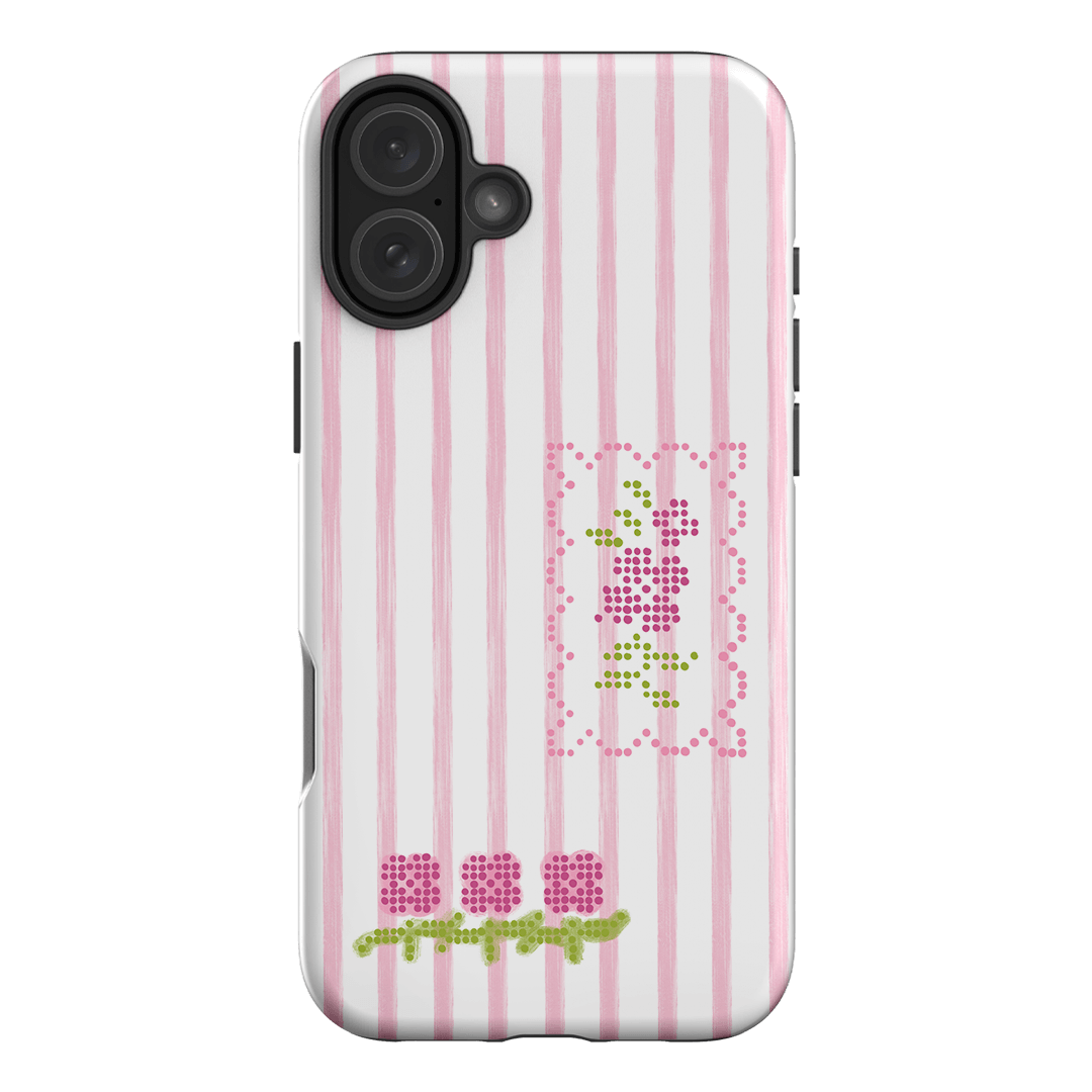 Patchwork Pink Printed Phone Cases iPhone 16 Plus / Armoured by Kayla Carr - The Dairy