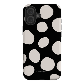 Pebbles Noir Printed Phone Cases iPhone 16 Plus / Armoured by Veronica Tucker - The Dairy