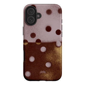 Rust Polka Dot Printed Phone Cases iPhone 16 Plus / Armoured by Jasmine Dowling - The Dairy