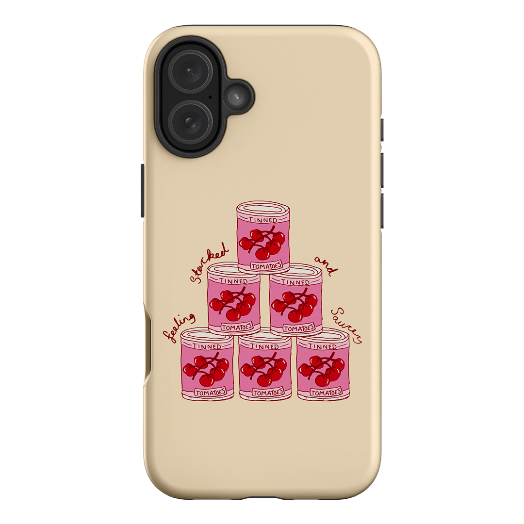 Saucy Supper Printed Phone Cases iPhone 16 Plus / Armoured by The Dairy - The Dairy