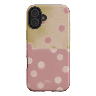 Strawberry Polka Dot Printed Phone Cases iPhone 16 Plus / Armoured by Jasmine Dowling - The Dairy
