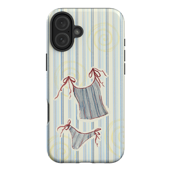 Stripe Tankini Printed Phone Cases iPhone 16 Plus / Armoured by Kayla Carr - The Dairy
