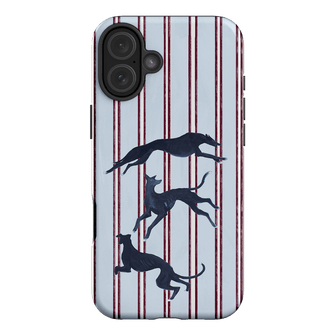 Stripey Hounds Printed Phone Cases iPhone 16 Plus / Armoured by Lisa Hu - The Dairy