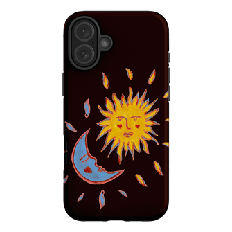 Sun & Moon Plum Printed Phone Cases iPhone 16 Plus / Armoured by BG. Studio - The Dairy
