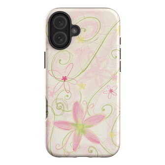 Swirl Pink Printed Phone Cases iPhone 16 Plus / Armoured by Kayla Carr - The Dairy