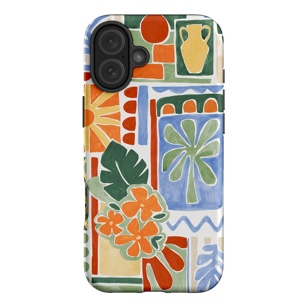 Tropicana Tile Printed Phone Cases iPhone 16 Plus / Armoured by Charlie Taylor - The Dairy