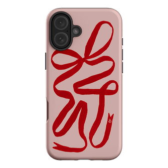 Valentine Ribbon Printed Phone Cases iPhone 16 Plus / Armoured by Jasmine Dowling - The Dairy