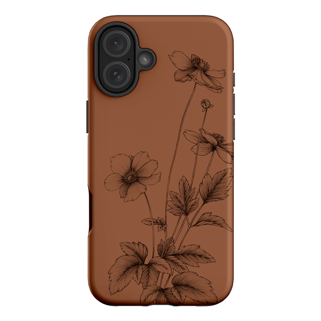 Windflowers Study Printed Phone Cases iPhone 16 Plus / Armoured by Typoflora - The Dairy