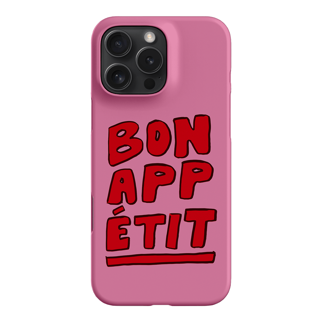 Bon Appetit Red Printed Phone Cases iPhone 16 Pro Max / Snap by The Dairy - The Dairy