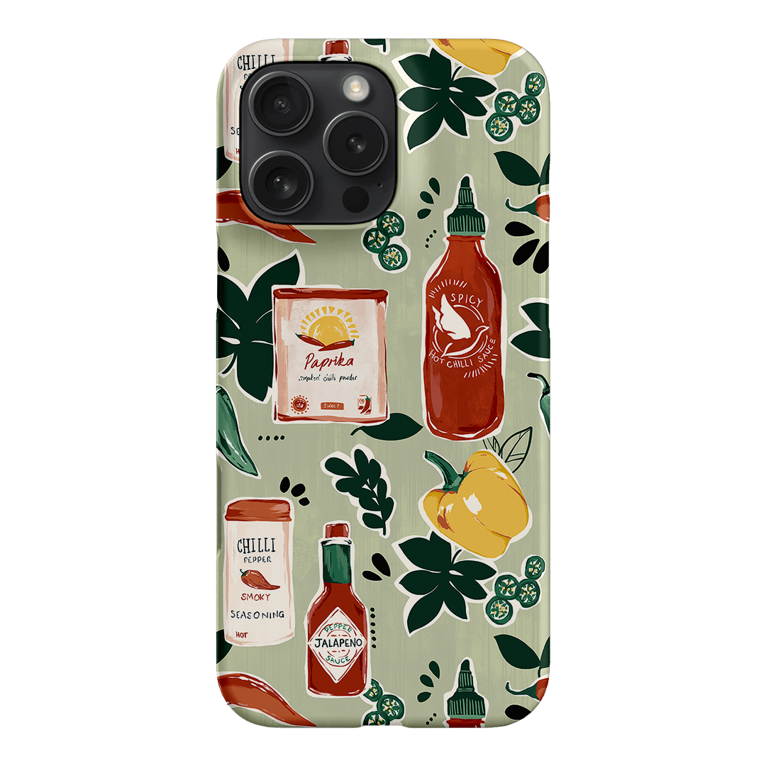 Chilli Pepper Printed Phone Cases iPhone 16 Pro Max / Snap by Charlie Taylor - The Dairy