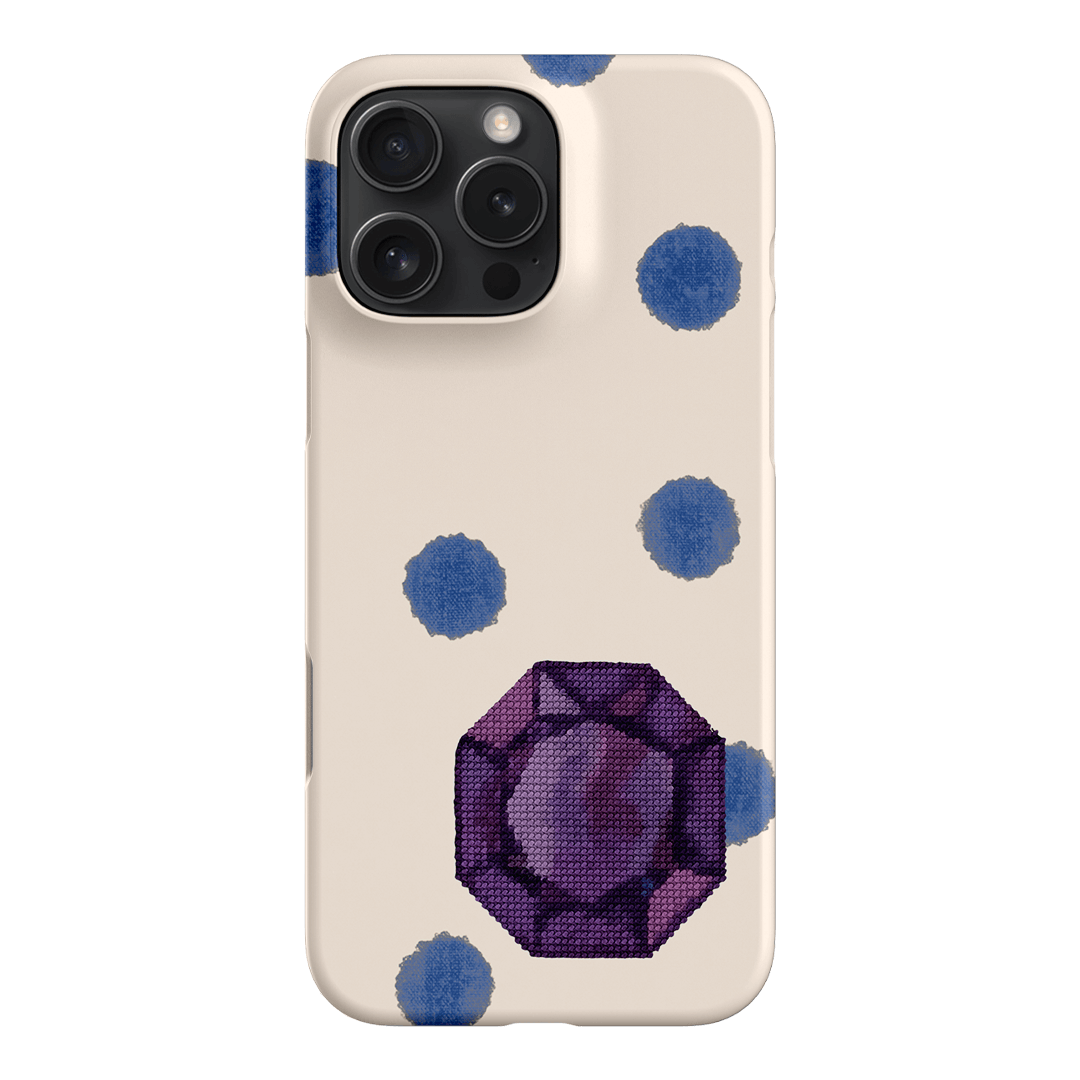 February Amethyst Printed Phone Cases iPhone 16 Pro Max / Snap by Joiana - The Dairy