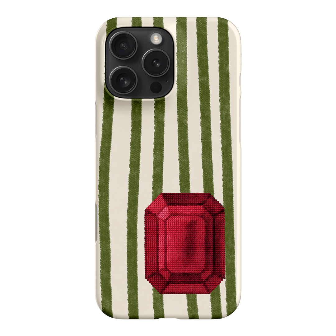 July Ruby Printed Phone Cases iPhone 16 Pro Max / Snap by Joiana - The Dairy