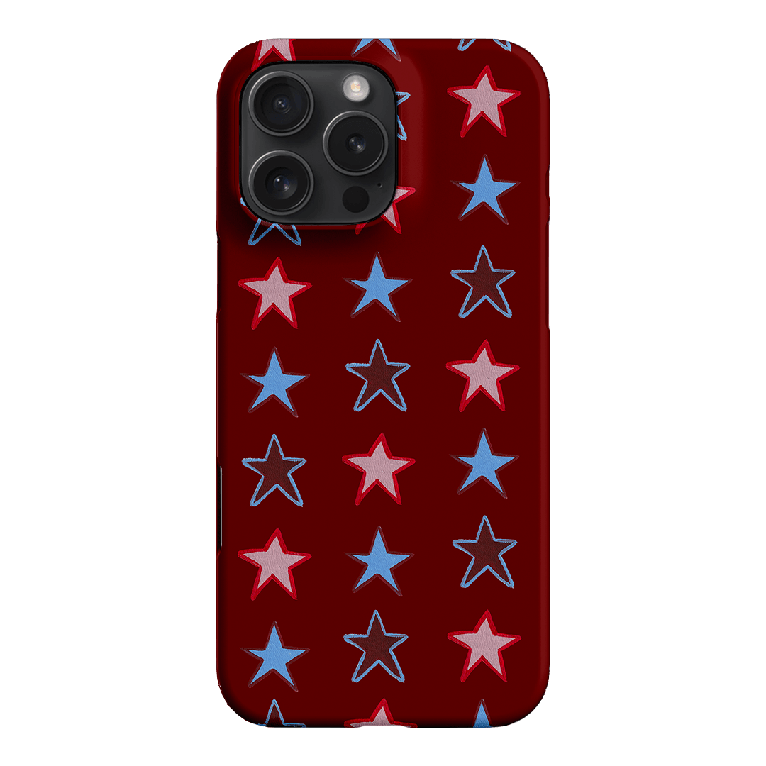 Lucky Stars Rouge Printed Phone Cases iPhone 16 Pro Max / Snap by BG. Studio - The Dairy