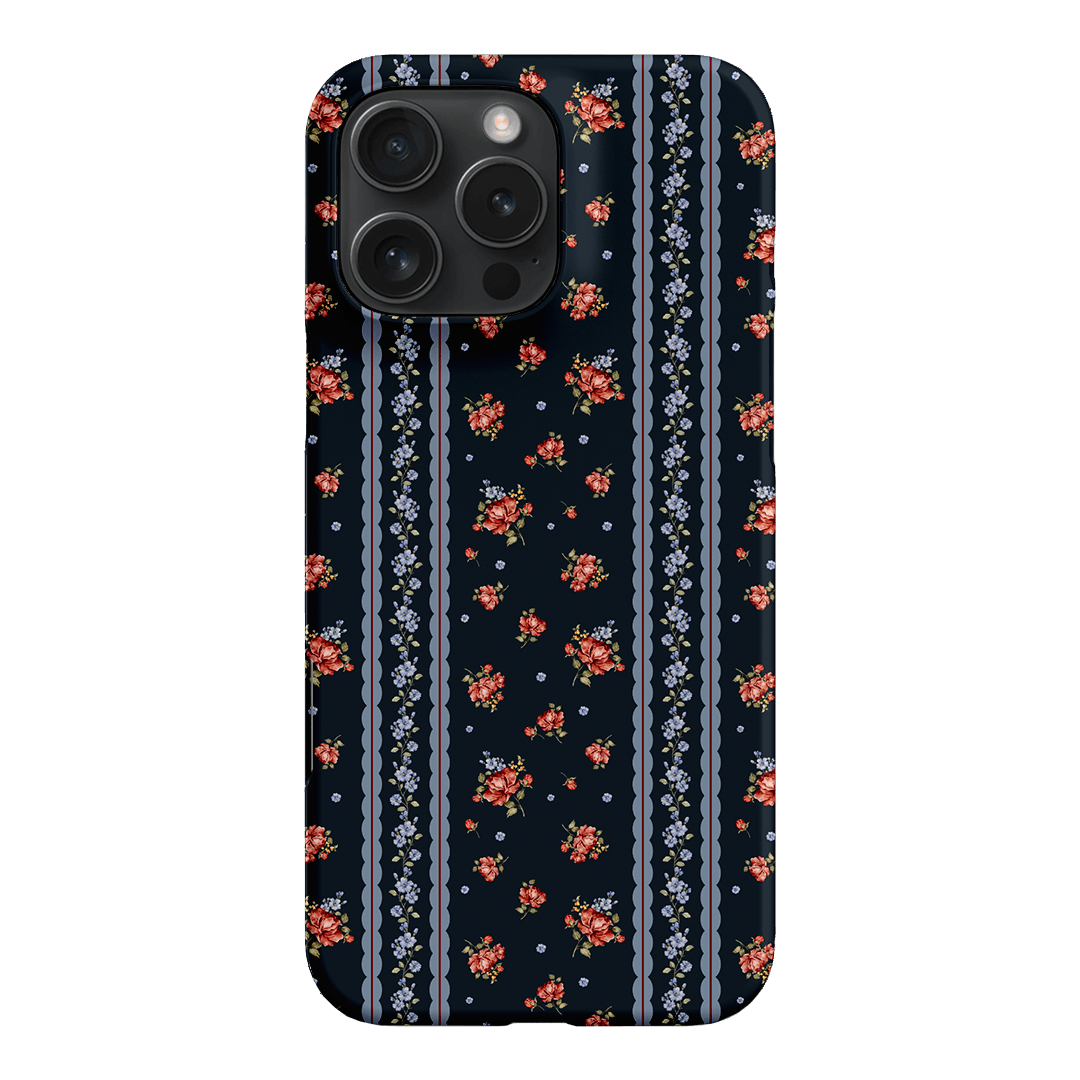 Midnight Stripe Printed Phone Cases iPhone 16 Pro Max / Snap by Kasiags Art - The Dairy