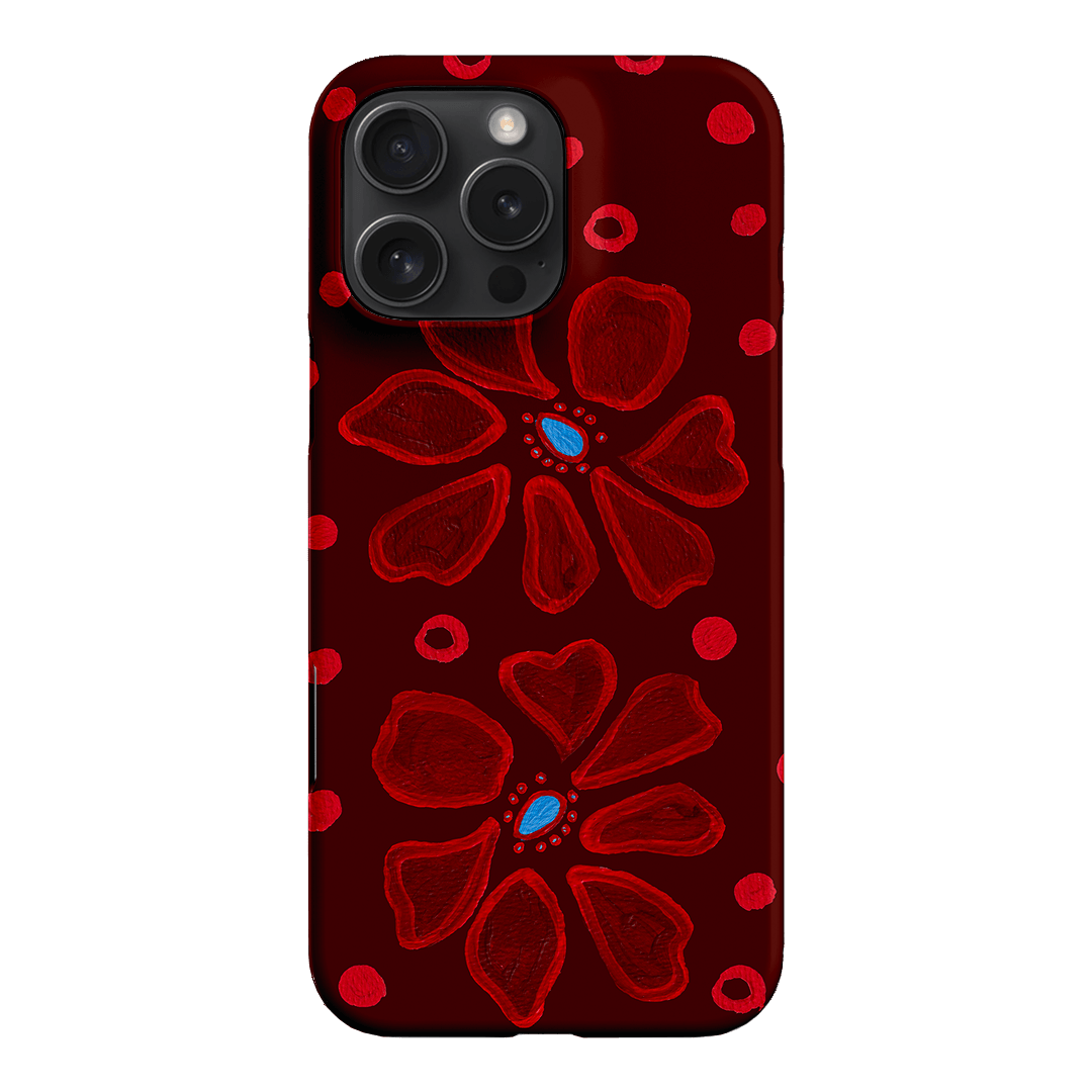 Painted Petal Rouge Printed Phone Cases iPhone 16 Pro Max / Snap by BG. Studio - The Dairy