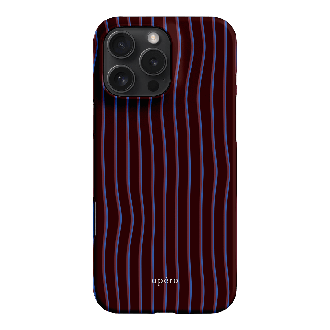 Panama Burgundy Printed Phone Cases iPhone 16 Pro Max / Snap by Apero - The Dairy