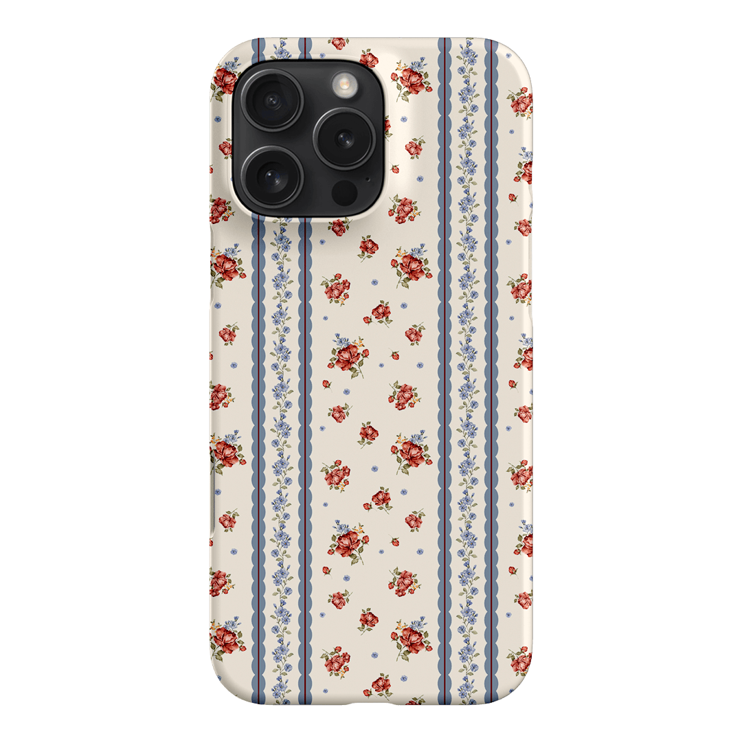 Rose Stripe Printed Phone Cases iPhone 16 Pro Max / Snap by Kasiags Art - The Dairy