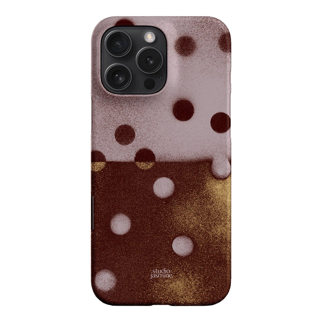 Rust Polka Dot Printed Phone Cases iPhone 16 Pro Max / Snap by Jasmine Dowling - The Dairy