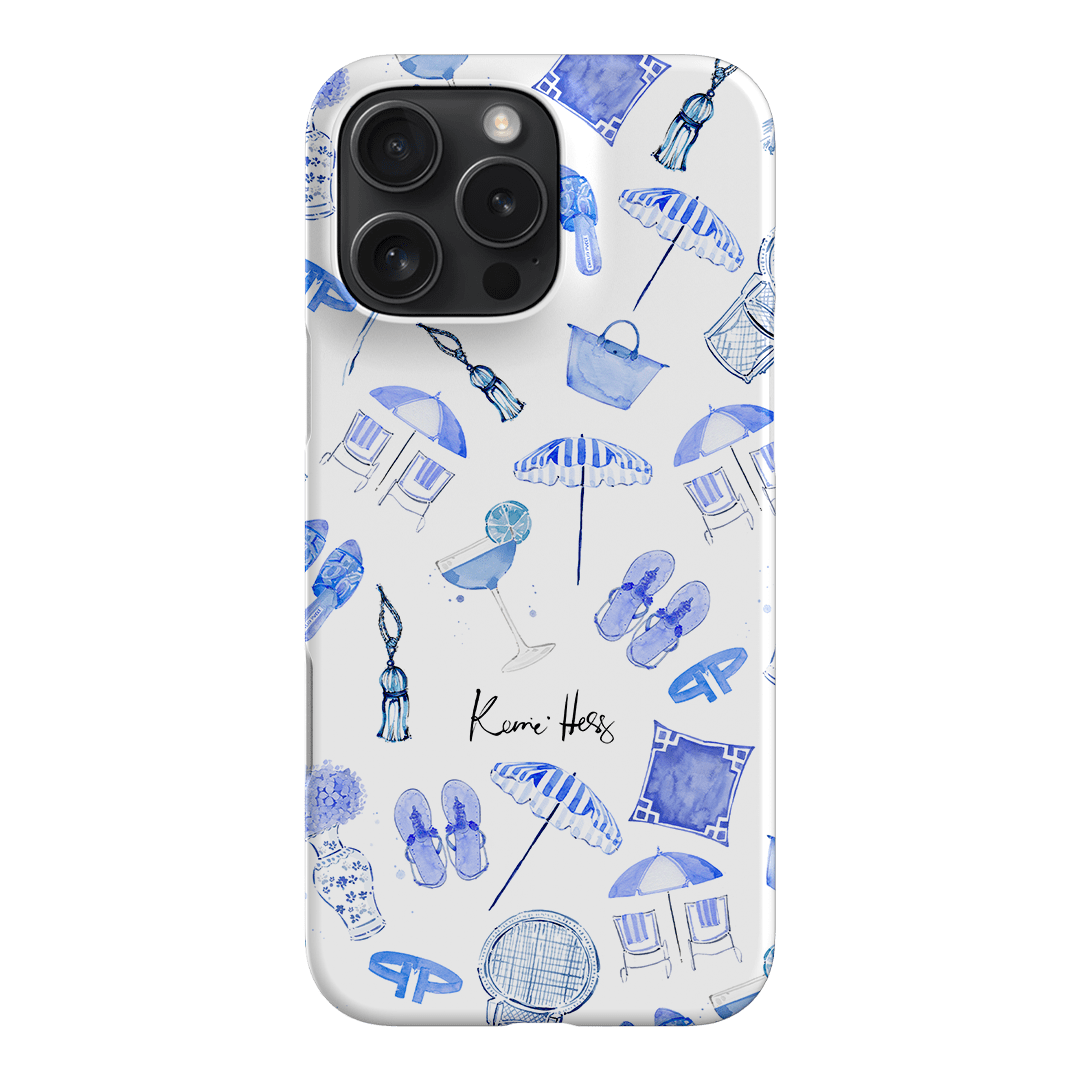 Santorini Printed Phone Cases iPhone 16 Pro Max / Snap by Kerrie Hess - The Dairy