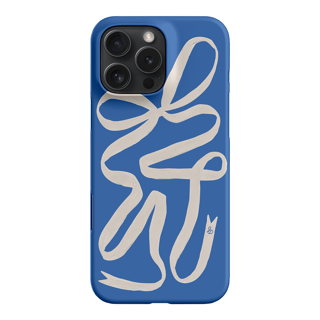 Something Blue Ribbon Printed Phone Cases iPhone 16 Pro Max / Snap by Jasmine Dowling - The Dairy