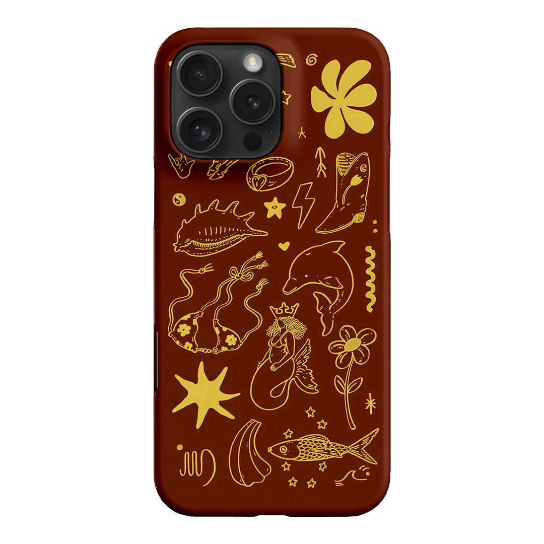 Spiced Cowboy Chocolate Printed Phone Cases iPhone 16 Pro Max / Snap by Easty Beasty - The Dairy