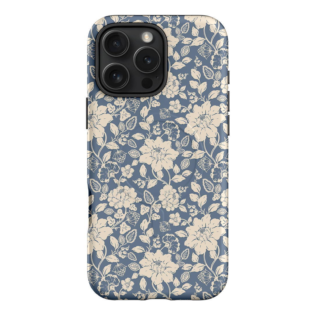 Blue Garden Printed Phone Cases iPhone 16 Pro Max / Armoured MagSafe by Kasiags Art - The Dairy
