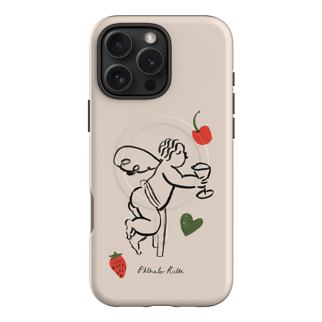 Cherub Printed Phone Cases iPhone 16 Pro Max / Armoured MagSafe by Phthalo Ruth - The Dairy