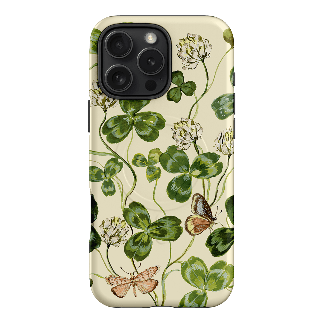 Clover & Butterflies Printed Phone Cases iPhone 16 Pro Max / Armoured MagSafe by Ellie Mae - The Dairy
