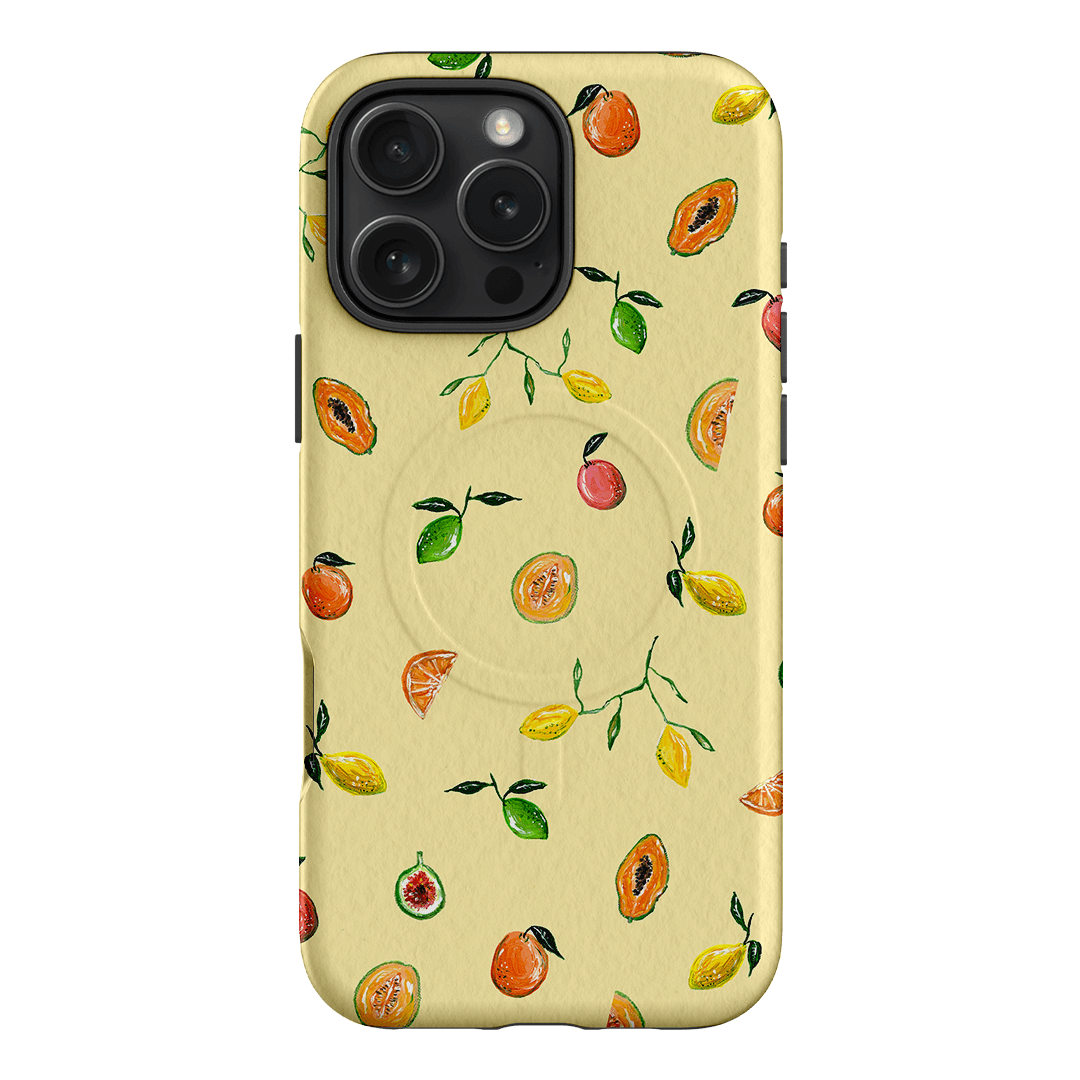 Golden Fruit Printed Phone Cases iPhone 16 Pro Max / Armoured MagSafe by BG. Studio - The Dairy