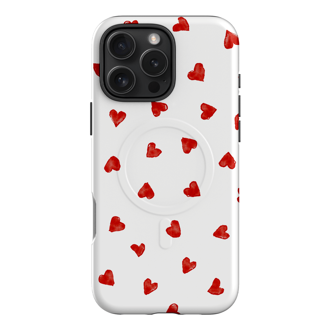 Love Hearts Printed Phone Cases iPhone 16 Pro Max / Armoured MagSafe by Oak Meadow - The Dairy