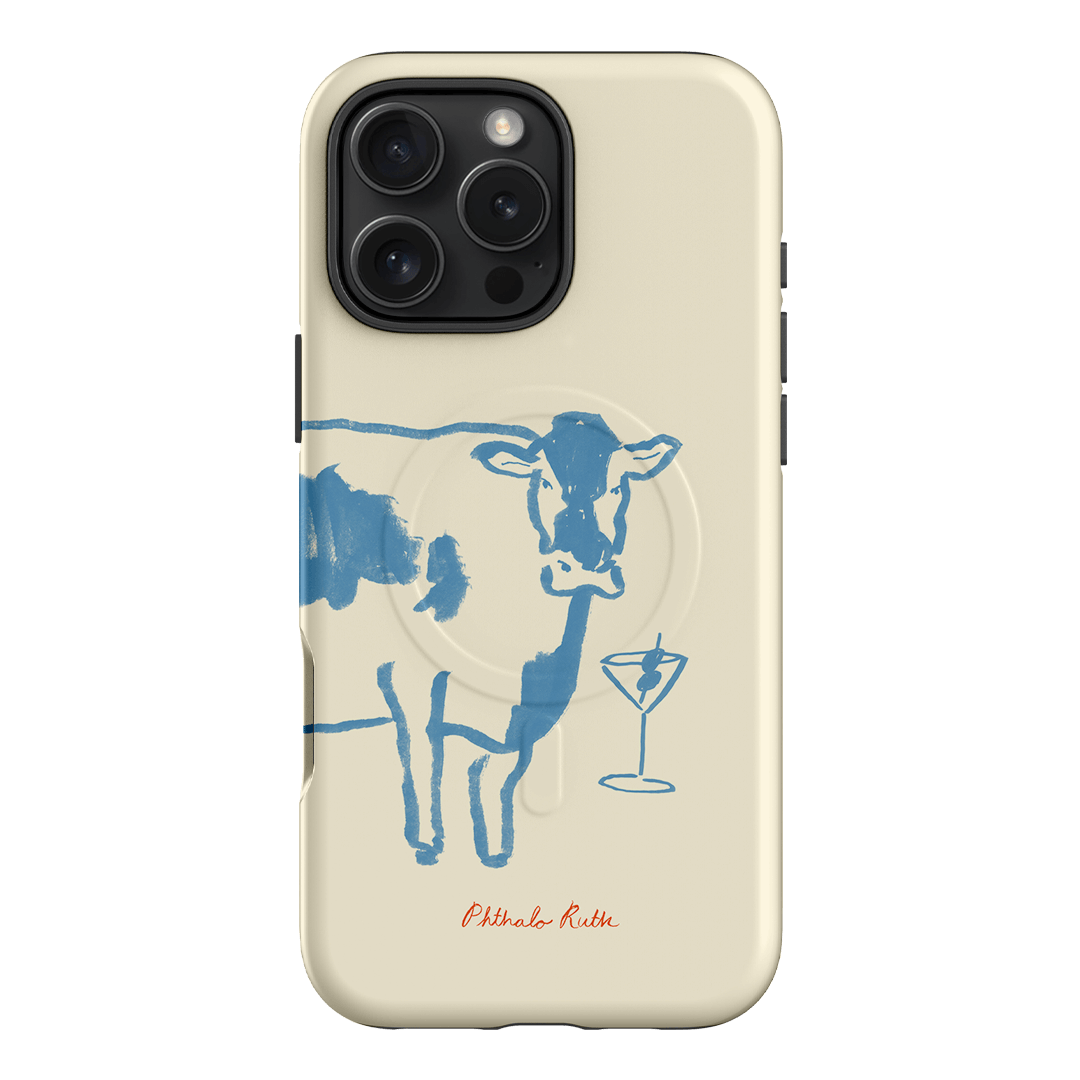 Mootini Blue Printed Phone Cases by Phthalo Ruth - The Dairy