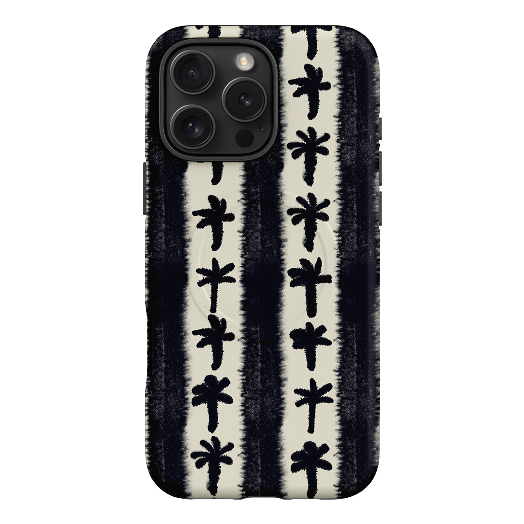 Palm Stripe Printed Phone Cases iPhone 16 Pro Max / Armoured MagSafe by Desmond & Dempsey - The Dairy